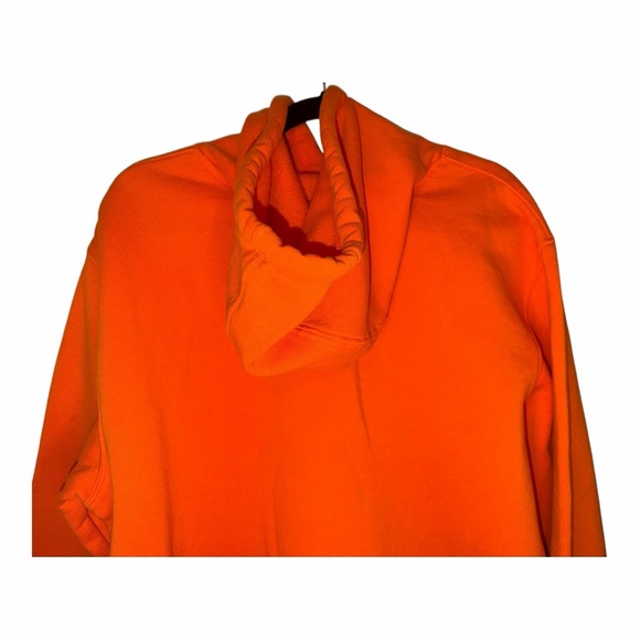 Hazel Boutique Oversized Carhartt Vibrant Orange Hoodie Sweatshirt - Picture 5 of 13